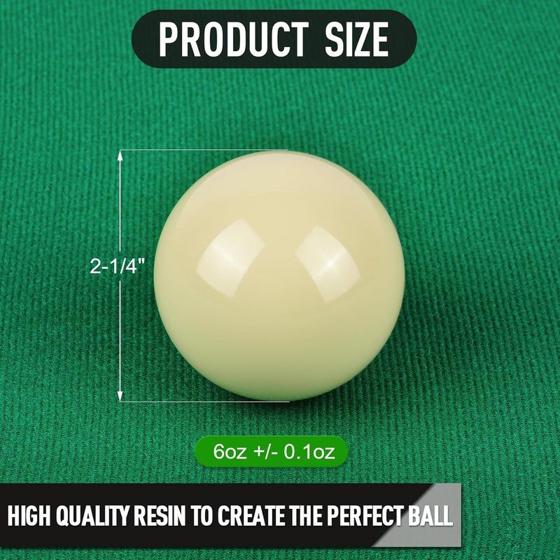 vonezone Billiard Balls Complete 16 Ball Set, Pool Balls Billiard Set 2-1/4" Regulation Size,New Upgrade Billiards Professional Pool Table Balls - Image 5